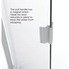 Armon Single Swing Shower Door, Chrome, 30.25-31.75 in. Wide x 66 in. high, Obscure Glass 3