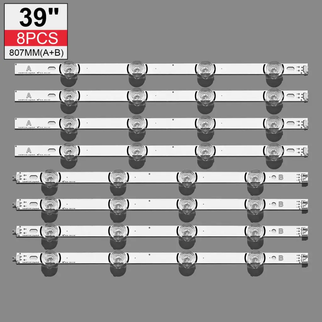8pcs x LED Backlight Strip for LIG TV 390HVJ01 lnnotek
