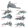 Diecast Plane Toy Souvenir Desktop Decor Fighter Plane Model Diecast Fighter Aircraft Toy for Cafe Table Bar Office Bedroom 2