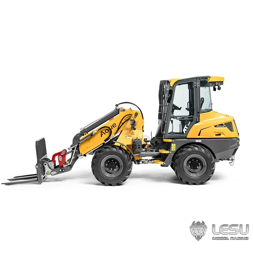 In Stock LESU 1/14 RC Hydraulic Metal Loader AOUE AT1050 Truck ST8 Light Sound ESC Motor Remote Control Painted Assembled Car 4