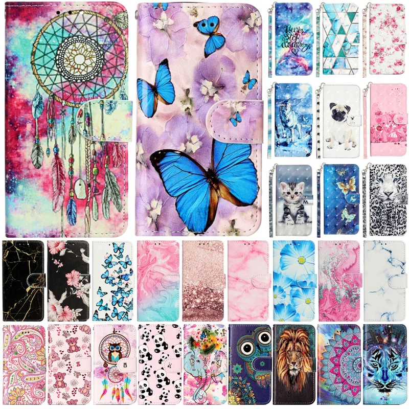 Per Xiaomi 13 Pro Flip Case Cover In Pelle Per Xiaomi 13 Xiaomi 13 Lite Capa Magnetic Fashion Painted Phone Wallet Case Cover