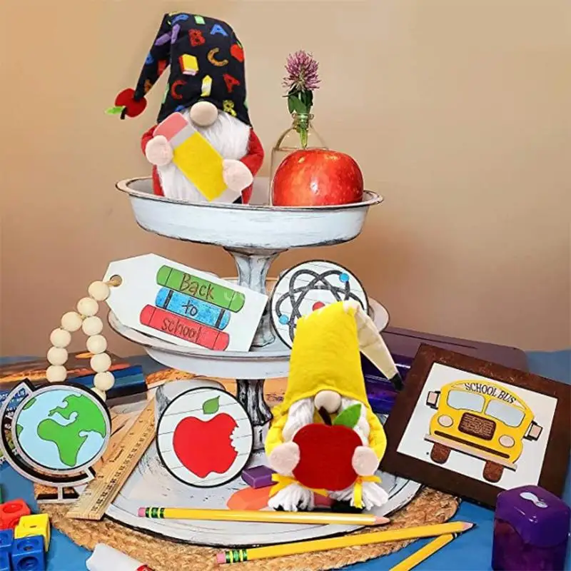 

Q6PE День учителя безликий для куклы гнома скандинавский Tomte Nisse шведские украшения домашний декор для фермерского дома