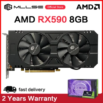 MLLSE AMD RX 590 GME 8GB Gaming Graphics Card GDDR5 256Bit PCI Express 3.0 ×16 8Pin Radeon GPU RX590 Series placa de video 1