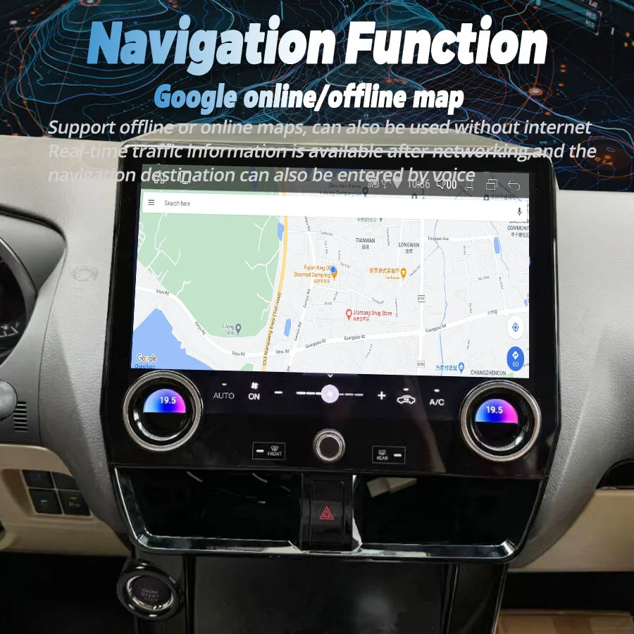 Radio con GPS para coche, reproductor Multimedia con Android, Carplay, estéreo, 13 pulgadas, 8GB, 120 GB, para Toyota Land Cruiser Prado 2009 Lexus GX550 2022-256 5