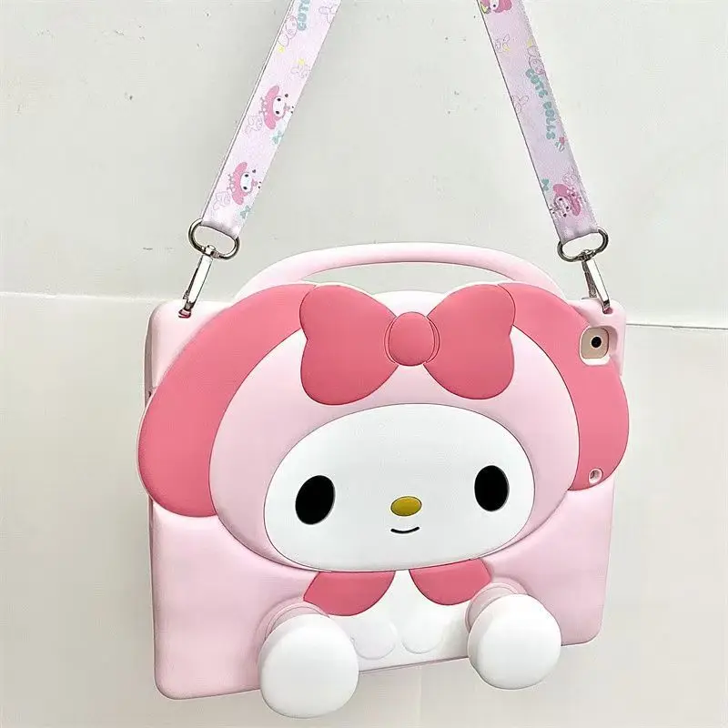 Children's Silicone Tablet Protective Case with Kerokerokeroppi Design
