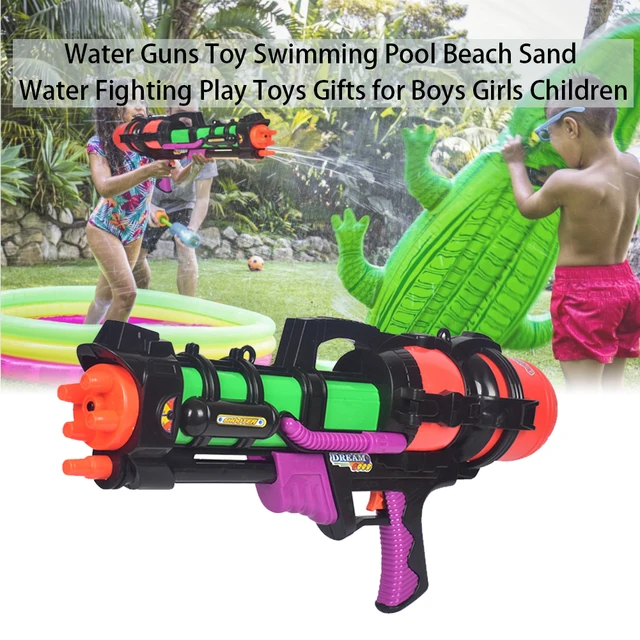 Water Gun Lifting Guns Toy Children's Pool Rifle Beach Toys Summer Seaside Swimming Game Battle Square Small Rafting Spray 2