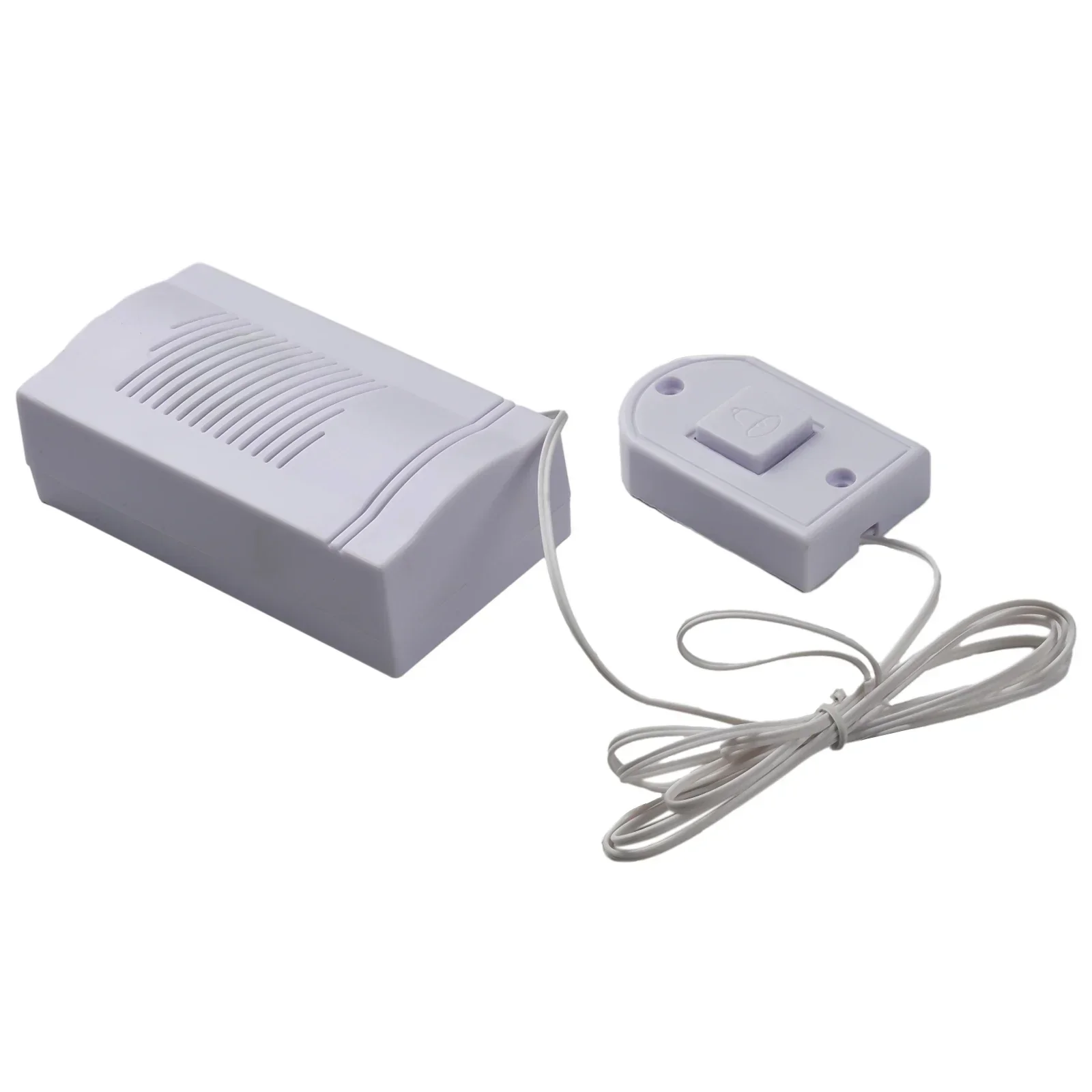 Safety Wired Doorbell Battery operated Guest Welcome Energy saving Simple Home Office Security button White