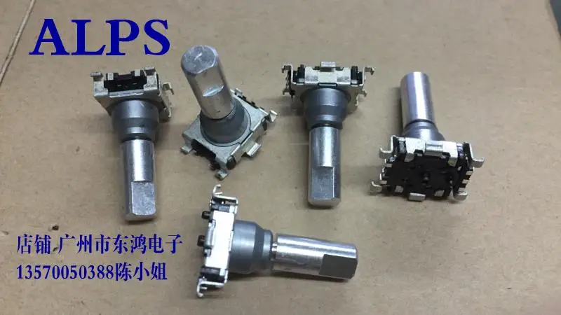 

2PCS/LOT ALPS alpine EC11J patch encoder with switch 30, location 15, pulse point shaft length 20mm