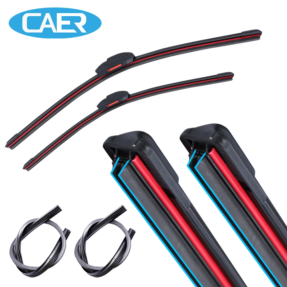 Universal Car Windshield Wiper Blades U Hook Type Windscreen Frameless