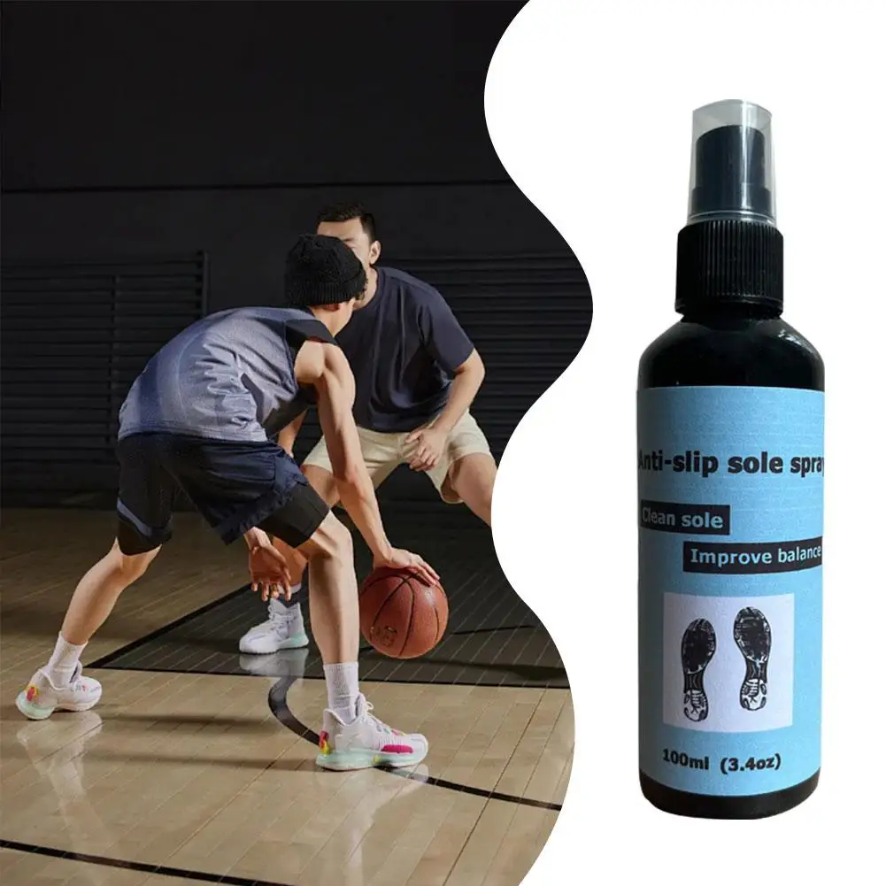 

Basketball Shoe Grip Spray 100ml Anti-Slip Sole Spray Spray For Basketball Shoes Shoe Sole Protector Improves Traction Clea F8P4