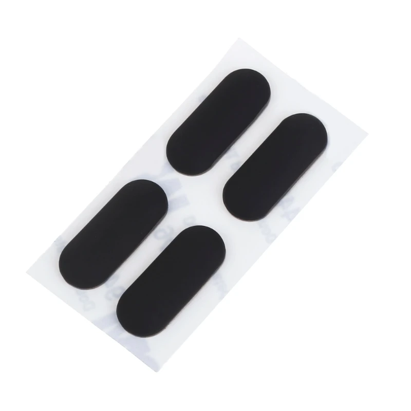 Lot De 4 Patins Caoutchouc Pour Ordinateur Portable - Pieds De Rechange Antidérapants, Noir, Neuf