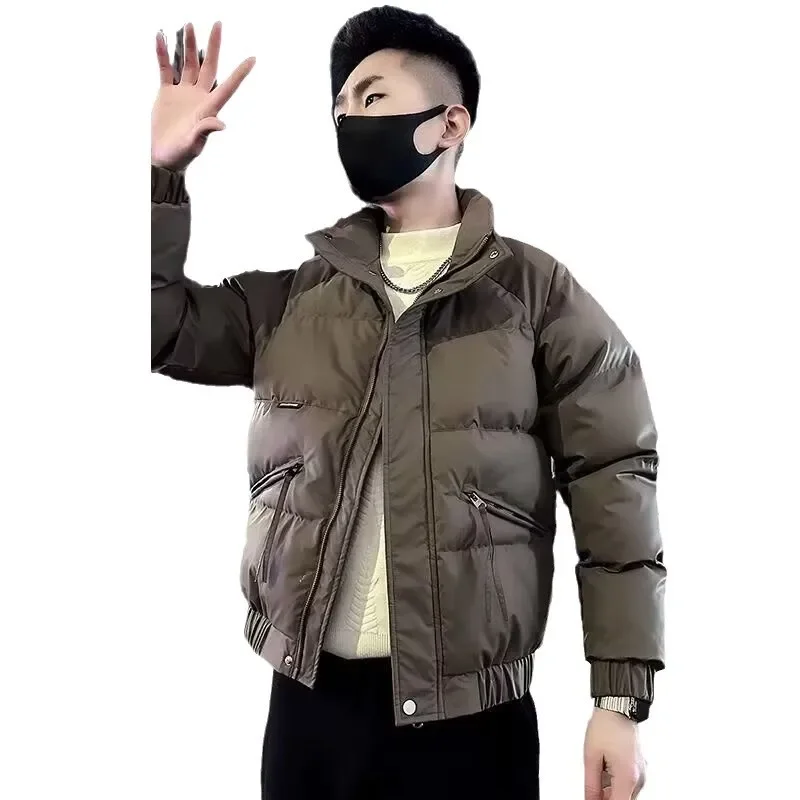 الشتاء سميكة الوقوف طوق الرجال أسفل سترة قطن رائجة...