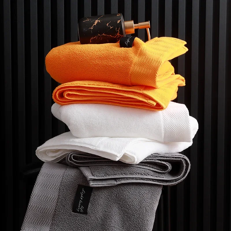 Egyptian Cotton Towel Bath Towel Soft Bath Towel That Absorb Water Do Not Shed Hair Household Face Washing Towels 80X160cm 3