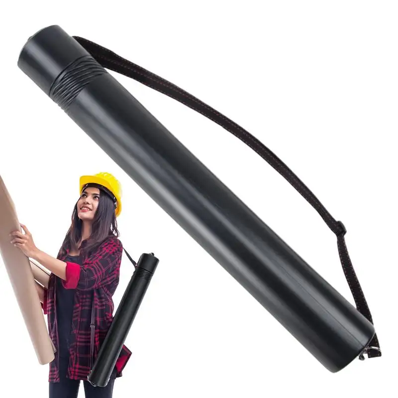 Extendable Poster Tube with Strap for Artwork