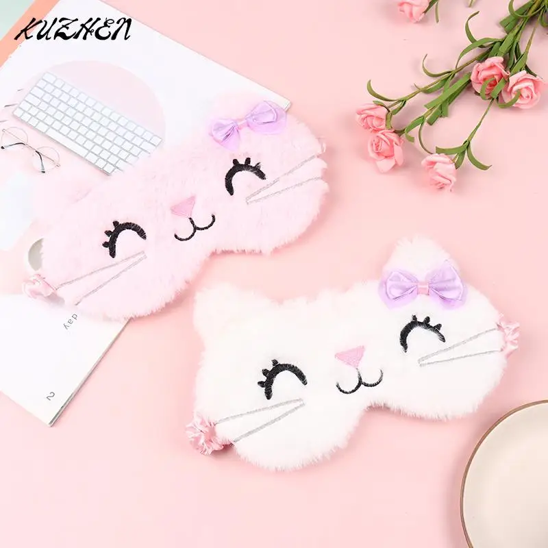 

Fashion Cotton Eye Cover Masks Travel Relaxing Sleeping Aid Blindfold Cartoon Sleeping Mask Eyepatch Soft Eye Sleep Mask