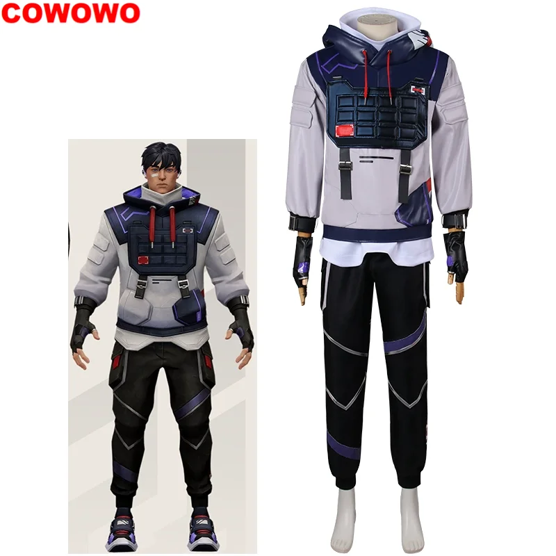 

COWOWO Valorant Yi Jue Cosplay Costume Cos Game Anime Party Uniform Hallowen Play Role Clothes Clothing New Full