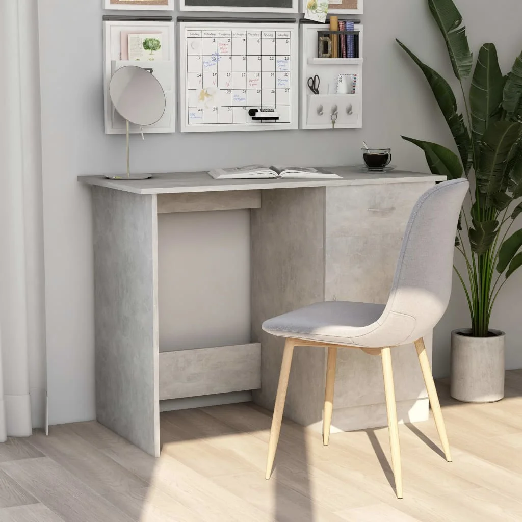 modern high quality round white gfrc concrete side end table for home Desk Concrete Gray 39.4