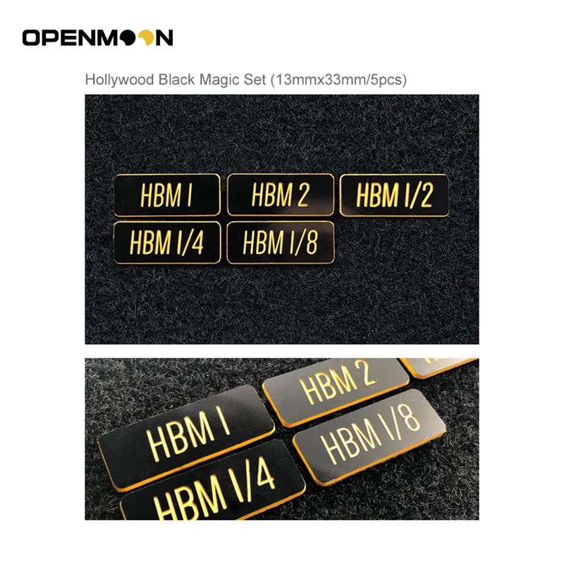 Openmoon Filter Tags Hollywood Black Magic Set 5 Pz/Set