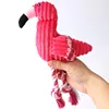 Pet Dog Squeaky Toys Interactive Cartoon Animal Flamingo Shape Dog Chew Toy Training Products Puppy Sound Toys For Small Meduim 2