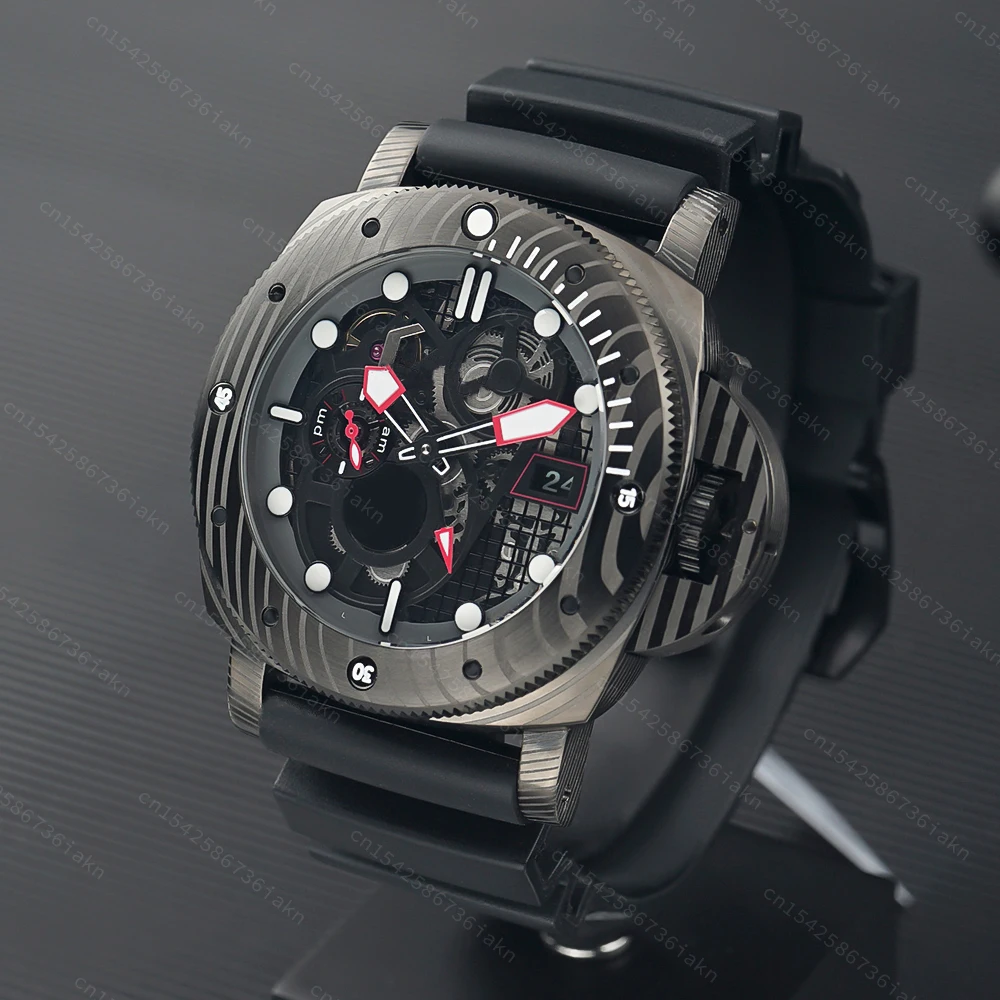 2022 Fashion New Products Sports and Leisure Men's Watch Stainless Steel Sapphire Crystal Self-winding Waterproof Sports Watch
