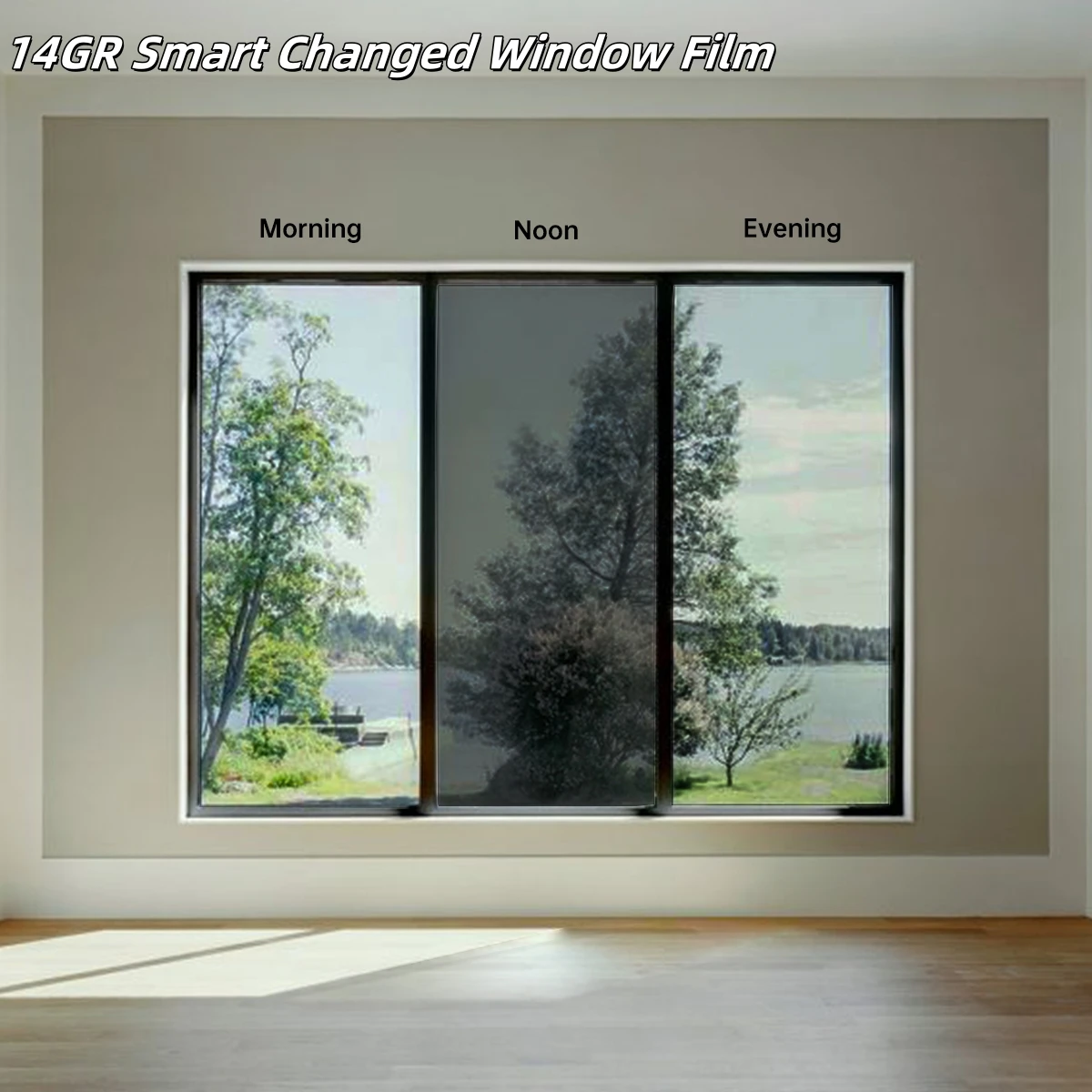 Two Way Heat Insolation Window Film Sun Blocking Reflective Window Tint Self Adhesive Heat Control Sticker for Home Decor