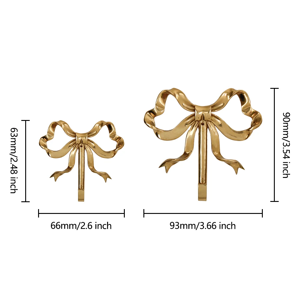Ganchos De Parede De Arco De Latão,