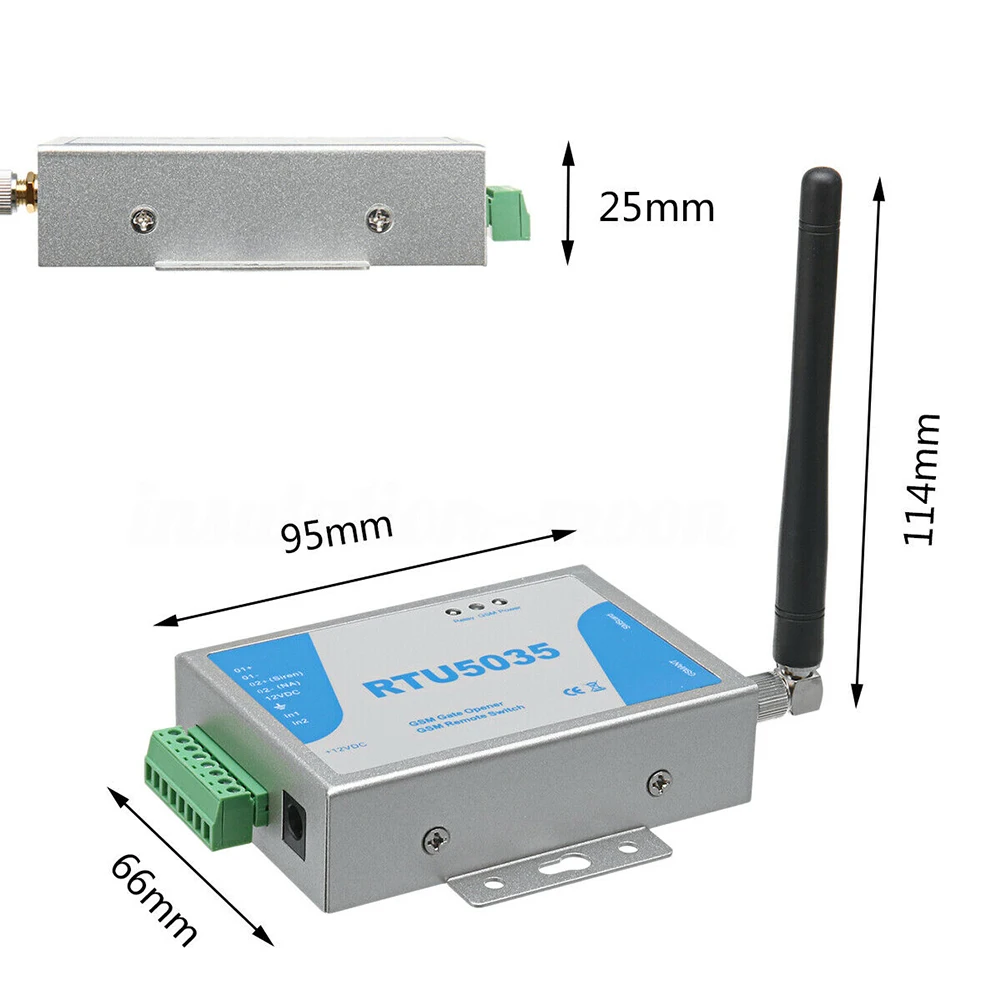 RTU5035 GSM 게이트 오프너 릴레이 스위치 무료 통화 차고 게이트 오프너 앱 제어 무선 원격 제어 도어 액세스 롱 안테나