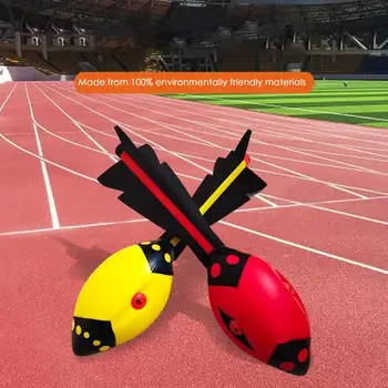 Torpedo Throwing Ball PU Foam Flying Balls Unique Vortex Aero Howler Toy Long-Distance Football Howling Foam Balls 1