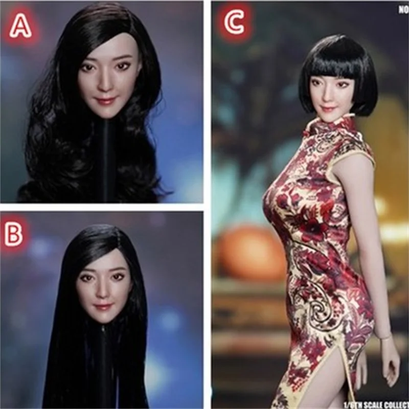 

Оригинальная Подлинная Супер утка SDH031 1/6 солдат азиатская красота голова резьба Модель аксессуары для 12 дюймов экшн-фигурки тела