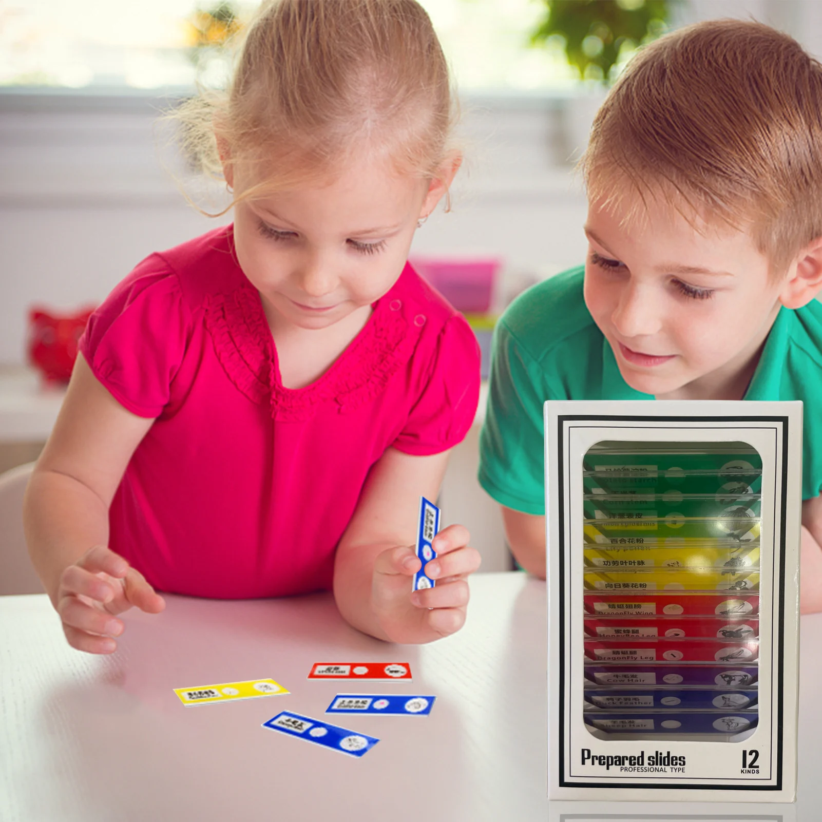 Child Microscope Handheld LED Lighted Zoom Toy