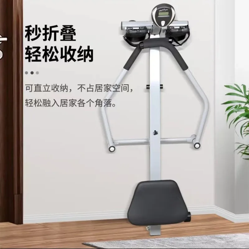 Spor Aletleri Household Rowing Machine Simulation Double Paddle Hydraulic Resistance Rowing Machine
