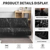 Printed Futon Cover Stretch Sofa Bed Cover Armless Sofa Covers with Elastic Bottom for Living Room Bedroom Furniture S/M/L sizes 3