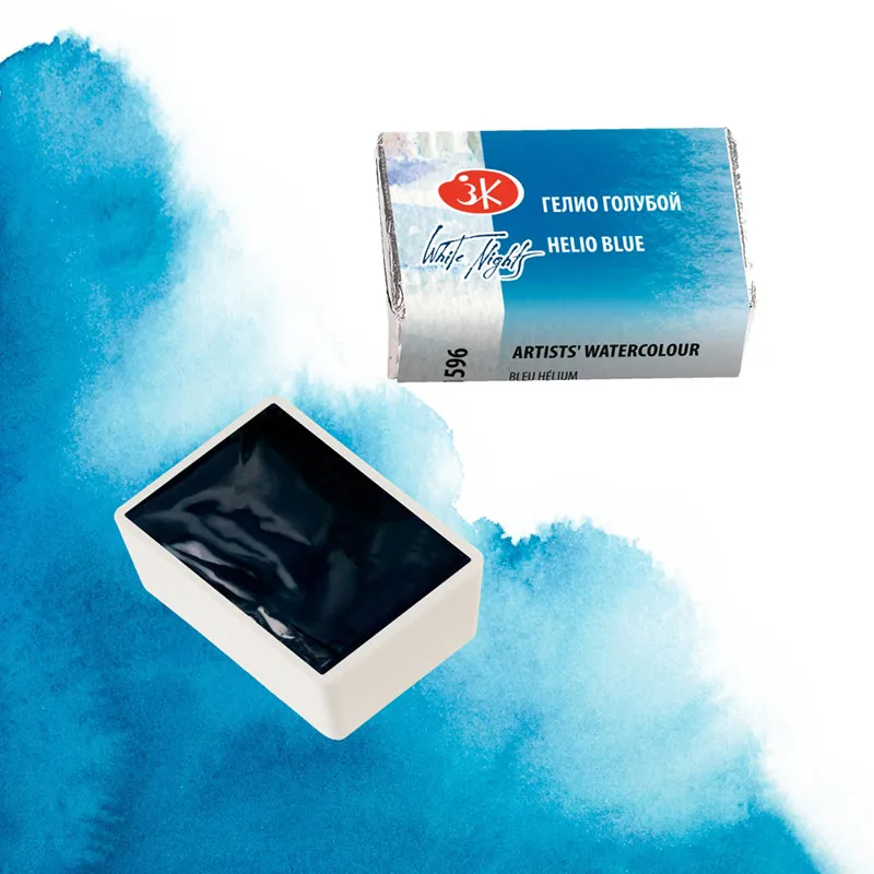 Professional Russian White Nights Watercolor Set – Extra Fine Artist-Grade Pigments, Vibrant Lightfast Colors