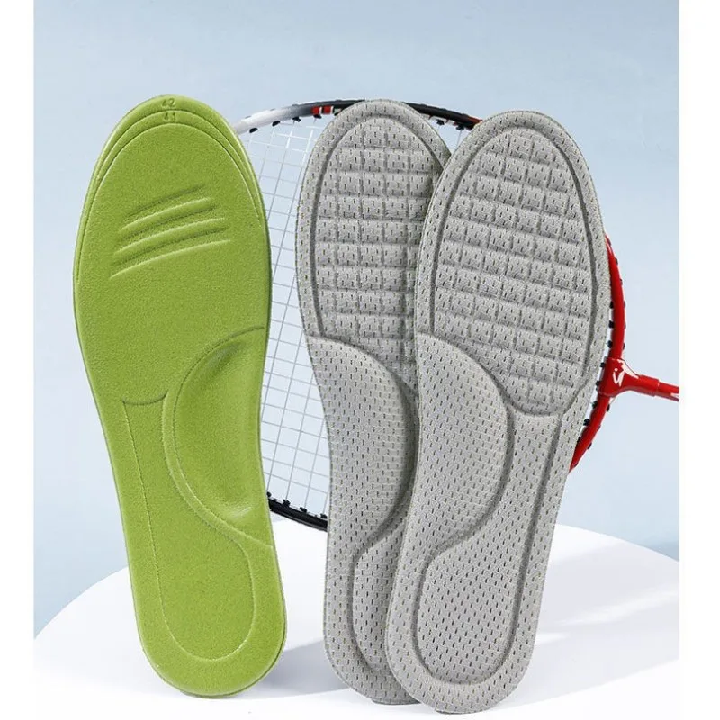 Нано дезодориращи стелки за обувки Поглъщаща потта дишаща стелка за крака Растяща подметка Масажна гъба Вложки за спортни обувки