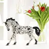 Inch Denmarks Knabstrupperly Mares Toy Figures Farm Life Horse Type Optionally Horse Model Hand Painted Action Figures Toys 4