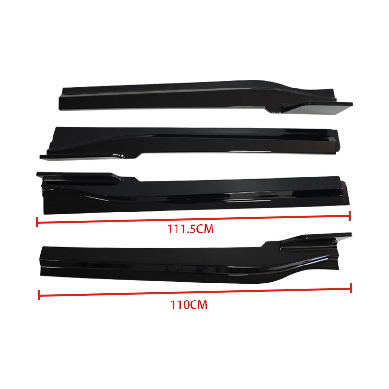 4PCS 2023 2024 2025 BMW XM G09 MP 스타일 자동차 사이드 스커트 스플리터 디퓨저 범퍼 스포일러 바디 키트 유광 블랙 ABS
