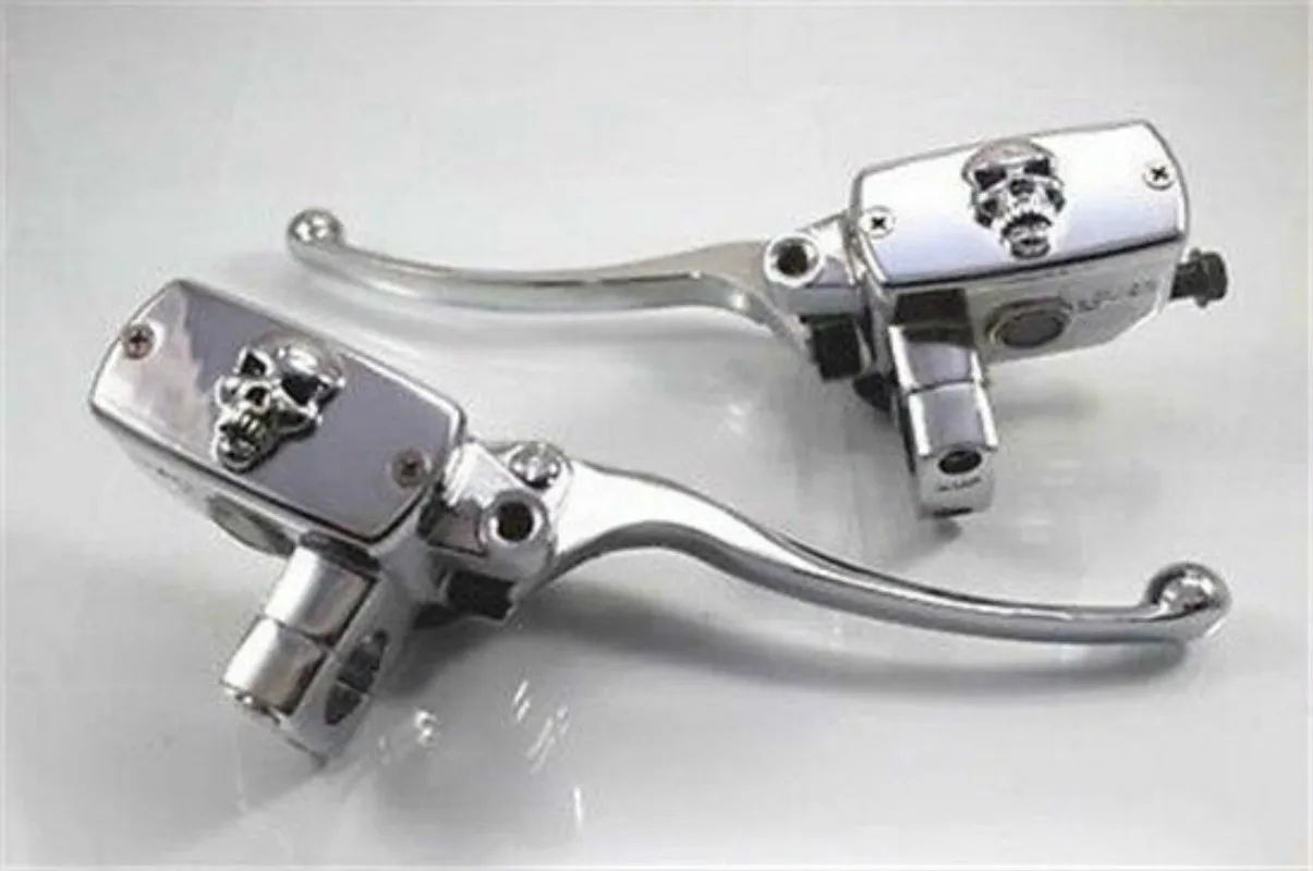 

Skull 1" Handlebar Brake Clutch Lever For Victory Triumph Cafe Racer Retro