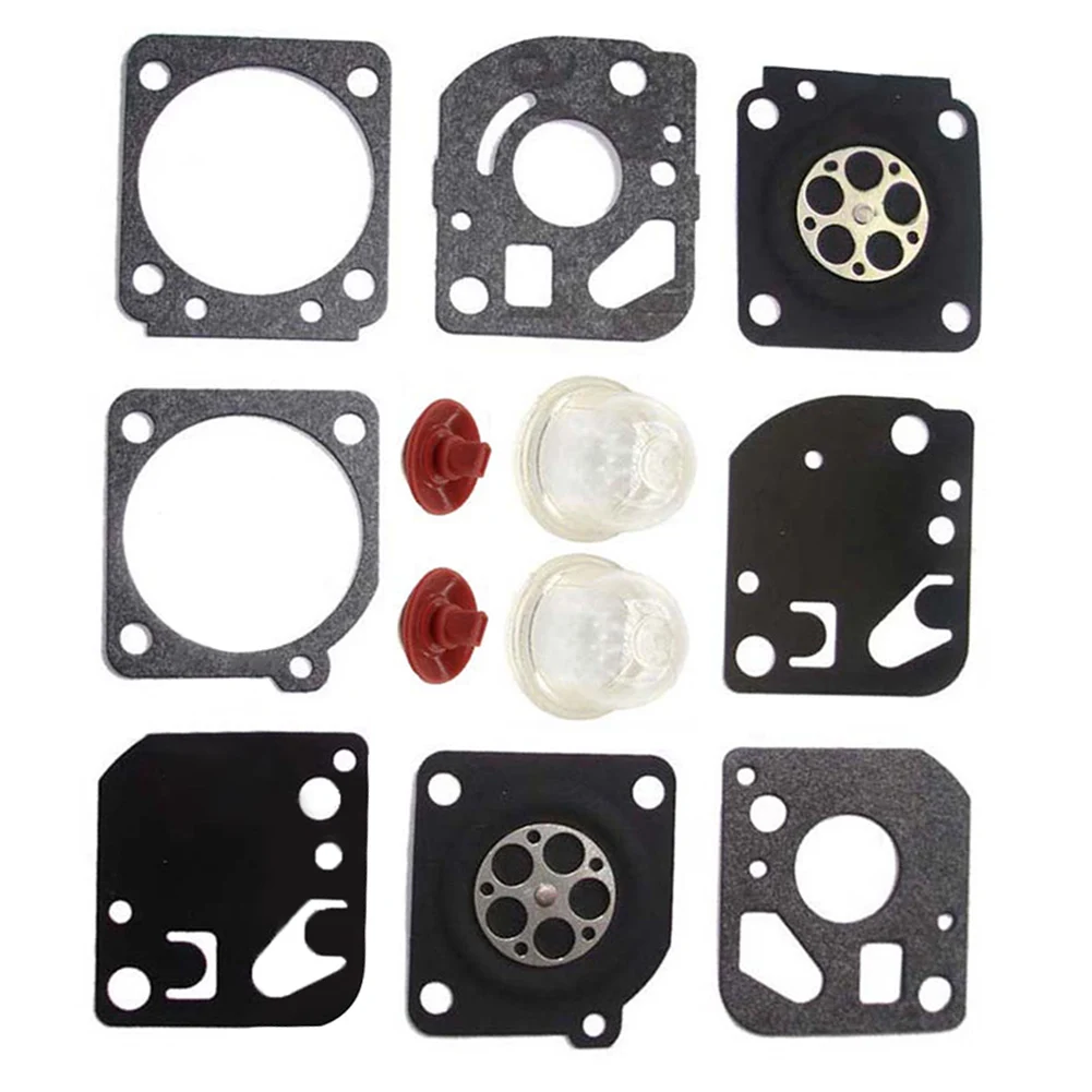 

RB-29 Repair Kit Carburetor Diaphragm Gasket Set Check Valve Membrane Primer Bulb Replacement Tools For Homelite IDC Lawnboy