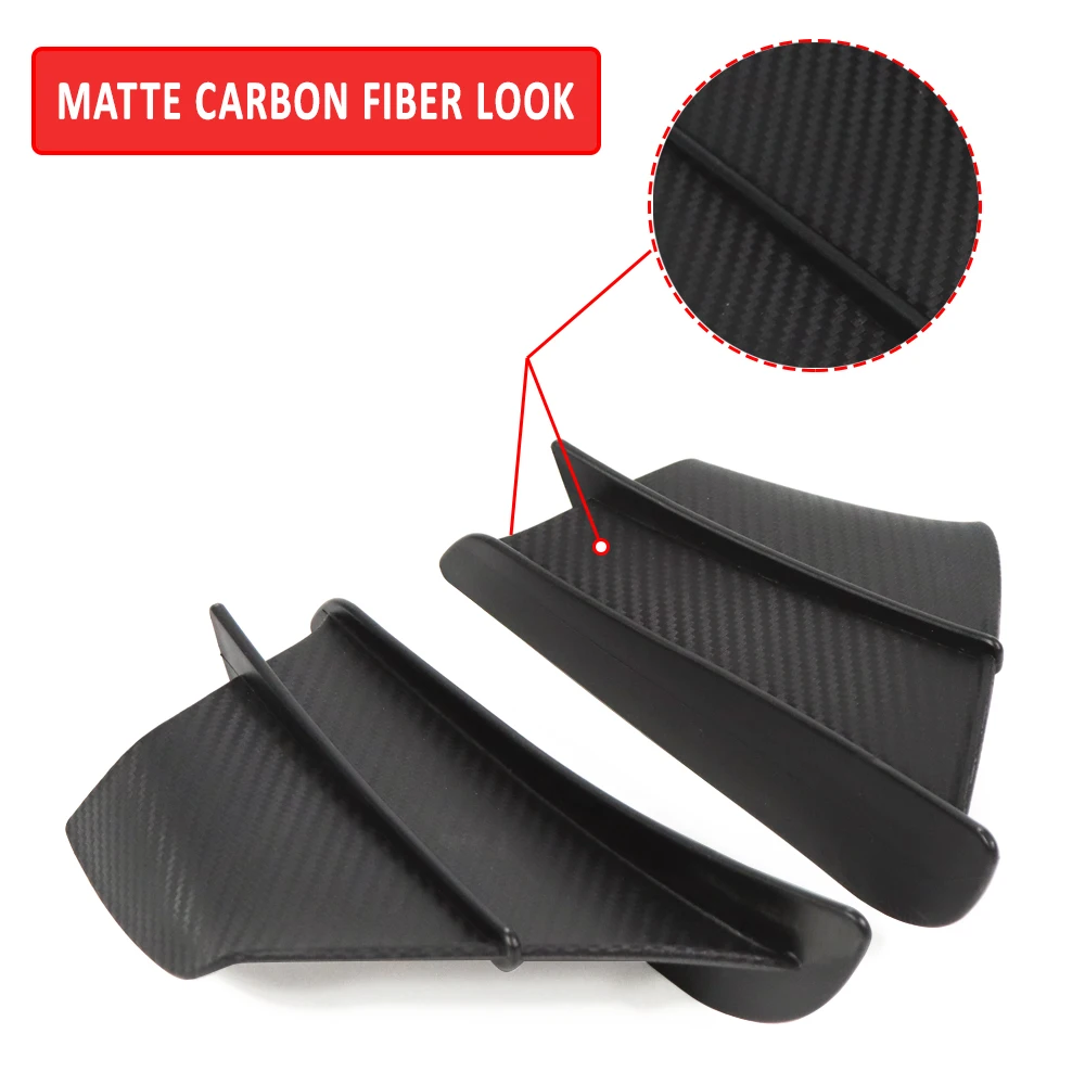 Motorcycle Winglet Aerodynamic Wing Kit Spoiler For Yamaha Suzuki Kawasaki Honda H2/H2R Scooter