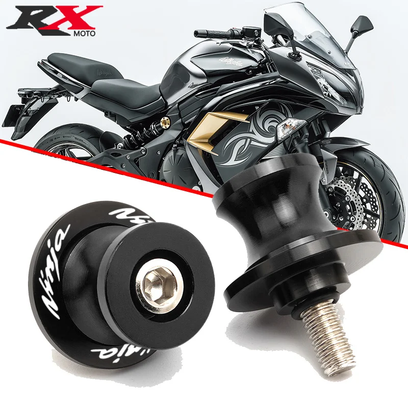 Supporti Forcellone Moto YIEBA Per Ninja 650/400/1000SX - In Lega Alluminio, Colore Verde, Anti-ribaltamento