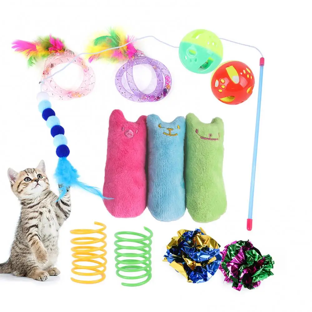 1/2PCS Catnip Pet Cat Toy Can Chew Teeth Cleans Bad Breath Supplies Mini Thumb Toy Plush Interactive Toy Pet Companion Supplies