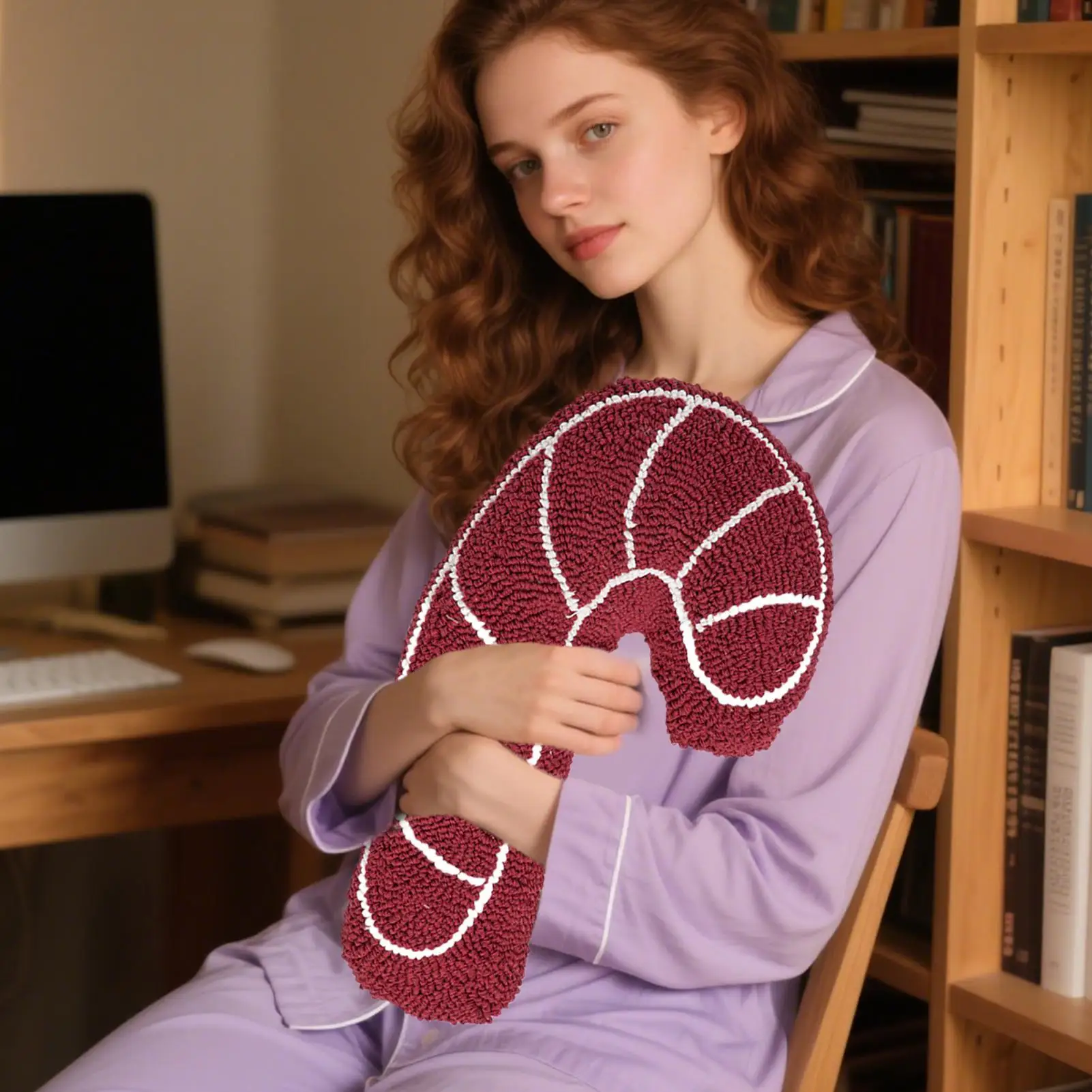 Christmas Pillow Cute Soft Holiday Cushion Christmas Couch Cushions For Bedroom Sofa Chair Home Living Room Couch Floor Bed