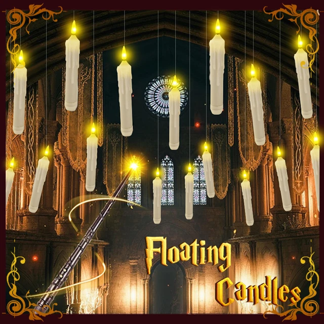 12/24/36Pcs candele a LED galleggianti senza fiamma con bacchetta magica  decorazione natalizia a distanza decorazione di nozze per feste regalo di  natale - AliExpress