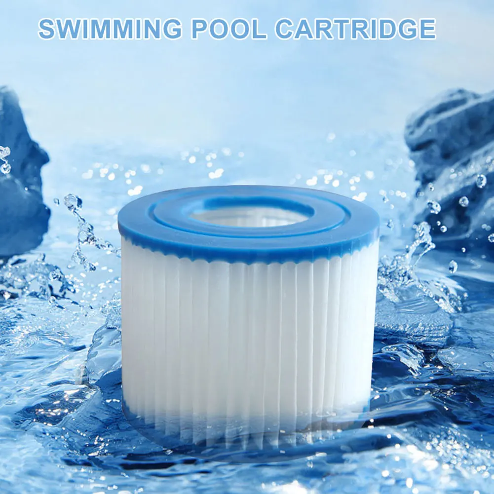 Type VI Hot Tub Filter Pool Filter Replacement Soft Rubber Ends SPA Replacement Reusable Pool for Intex