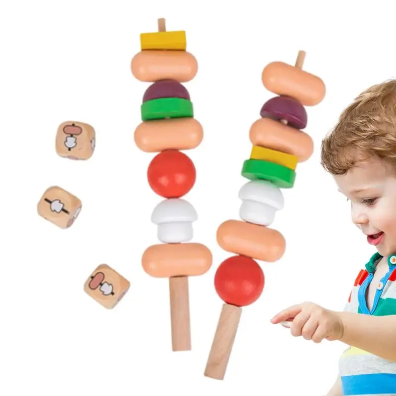 

Wooden Stacking Toy STEM Building Blocks 3D Educational Toys Building Block Games Eco-Friendly Early Education Puzzle Toys DIY