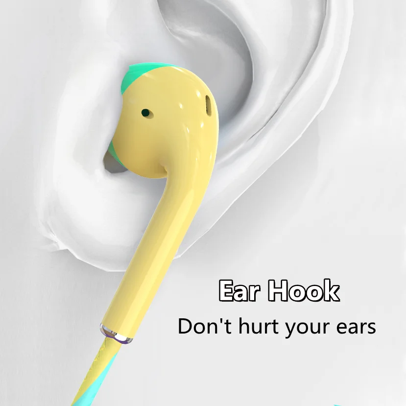 3.5mm Wired Headphones With Bass Earbuds Stereo Earphone Music Sport Gaming Headset With mic For Xiaomi IPhone Huawei Samsung 6
