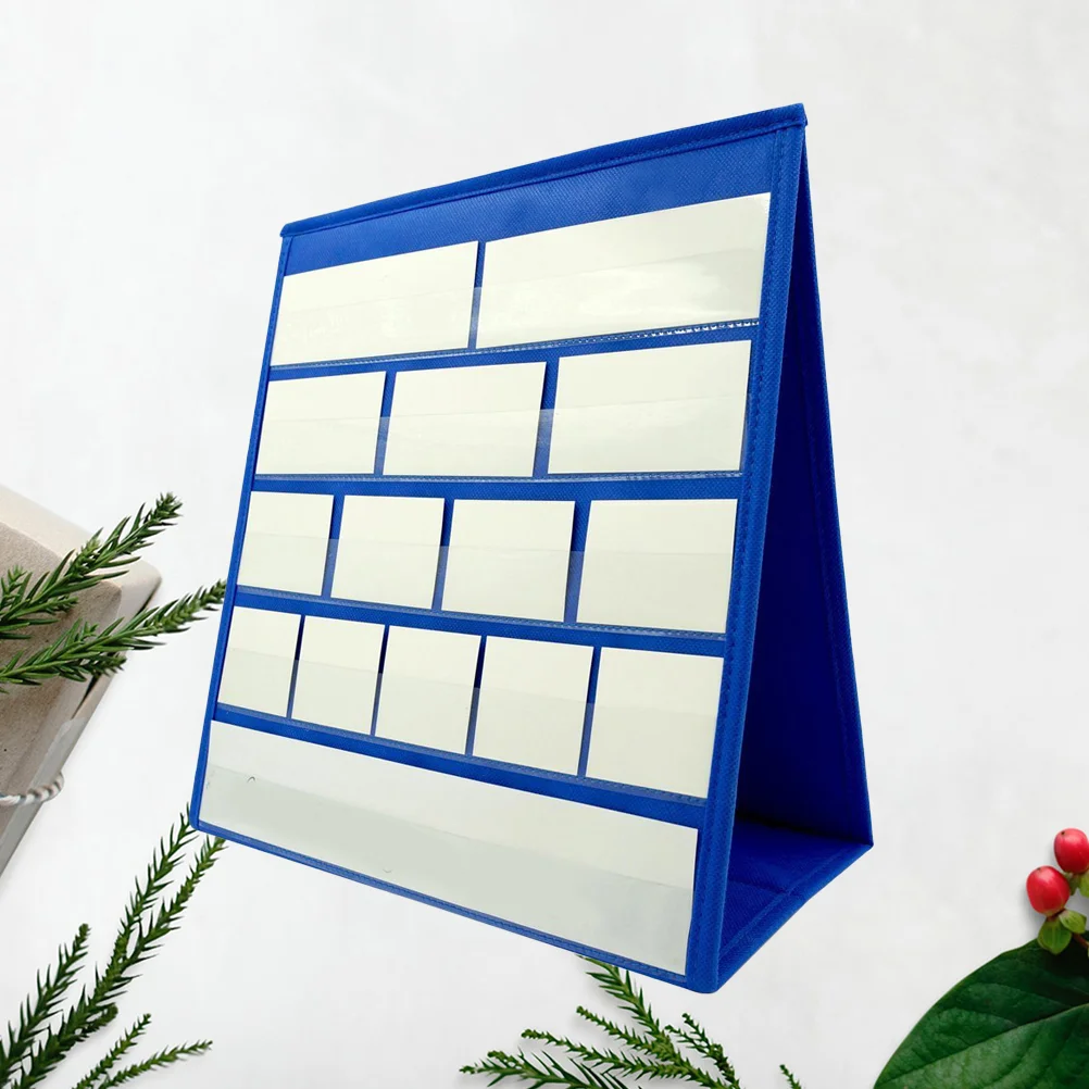 

43x33 см Магнитная пустая офисная настольная карманная Таблица карточная витрина стойка без принта ветровой календарь