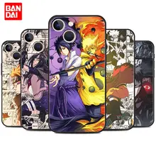 

Naruto Uchiha Sasuke Case for iPhone 13 12 11 X XS Pro Max 6 6s 7 8 Plus SE XR 12pro 13pro Mini Couple Cover Thin Silicone Black