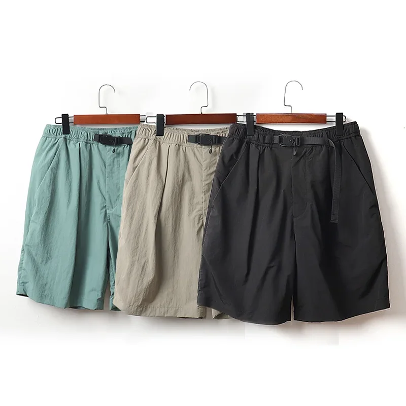 Replica TEATORA Japanese Functional Nylon Wrinkled Quick Drying Waterproof Shorts for Men's Fashion Brand Loose Casual Capris