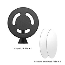 Magnetic Phone Tripod Mount Adapter with 1/4 - 20 Threaded Hole (Magnetic for MagSafe)